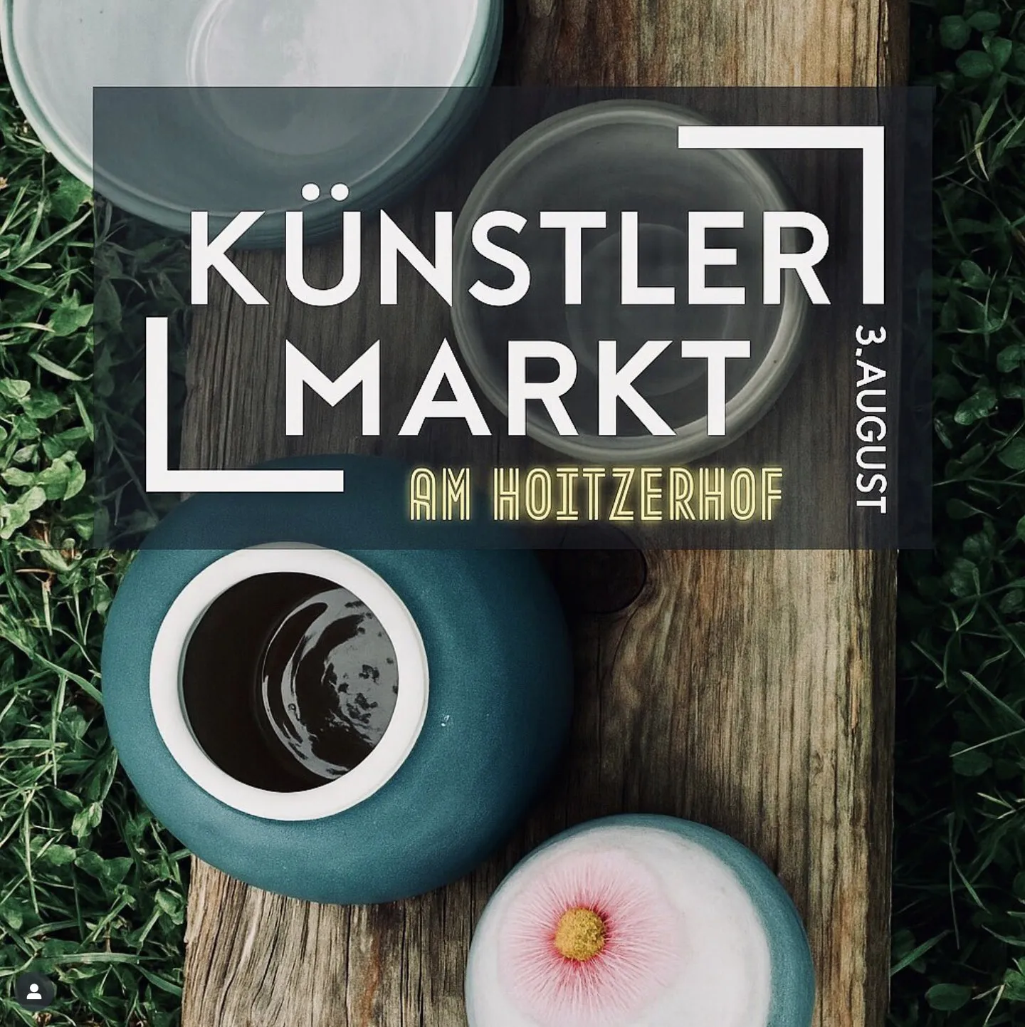 Plakat: Künstlermarkt am Hoitzerhof